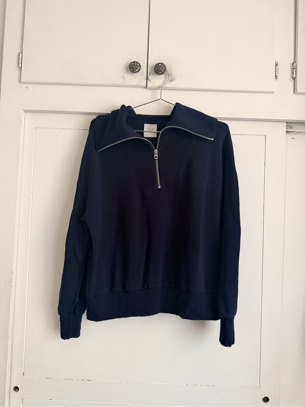 Varley Hawley Half Zip Sweatshirt - Navy